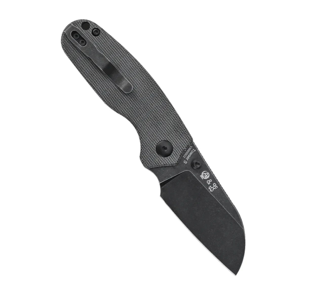 Kizer Azo Towser S Liner Lock Knife Black Micarta V3593SC2 (2.85” Black Stonewash) 4 Kizer Azo Towser S Liner Lock Knife Black Micarta V3593SC2 (2.85” Black Stonewash) - Image 2