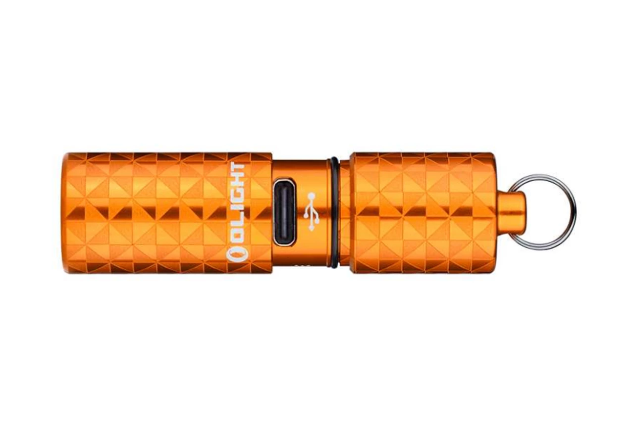Olight I1R 2 PRO Keychain Flashlight - ORANGE PINWHEEL 4 Olight I1R 2 PRO Keychain Flashlight - ORANGE PINWHEEL - Image 2