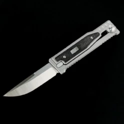 Reate Knives EXO-M | Titanium Bead Blast | Black Micarta | Elmax | Satin Finish | Drop Point