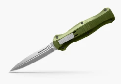 Benchmade 3300-2302 MCHENRY INFIDEL OTF S30V STONEWASH - WOODLAND GREEN ALUM