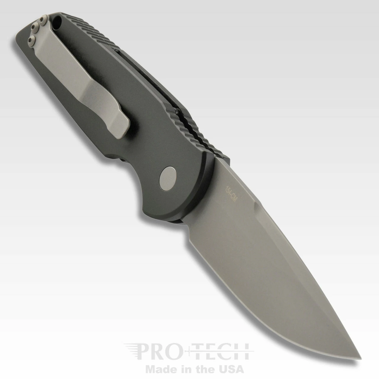 ProTech Pro-Tech TR-3 Tactical Response III AUTO Folding Knife 3.375" 154CM Bead Blasted Plain Blade, Black Milled Aluminum Handles 4 ProTech Pro-Tech TR-3 Tactical Response III AUTO Folding Knife 3.375" 154CM Bead Blasted Plain Blade, Black Milled Aluminum Handles - Image 2