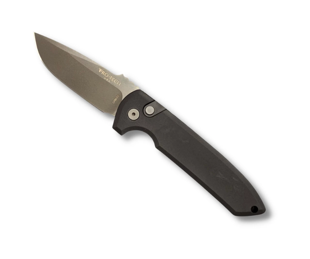 Protech Rockeye Blk/Smoky Grey DLC CPM-D2 LG321-D2 3 Protech Rockeye Blk/Smoky Grey DLC CPM-D2 LG321-D2