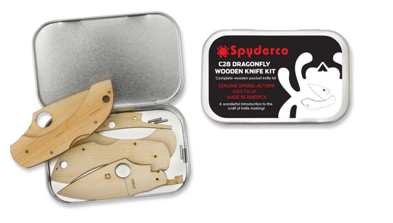 Spyderco WOODEN KIT DRAGONFLY™- WDKIT1 3 Spyderco WOODEN KIT DRAGONFLY™- WDKIT1