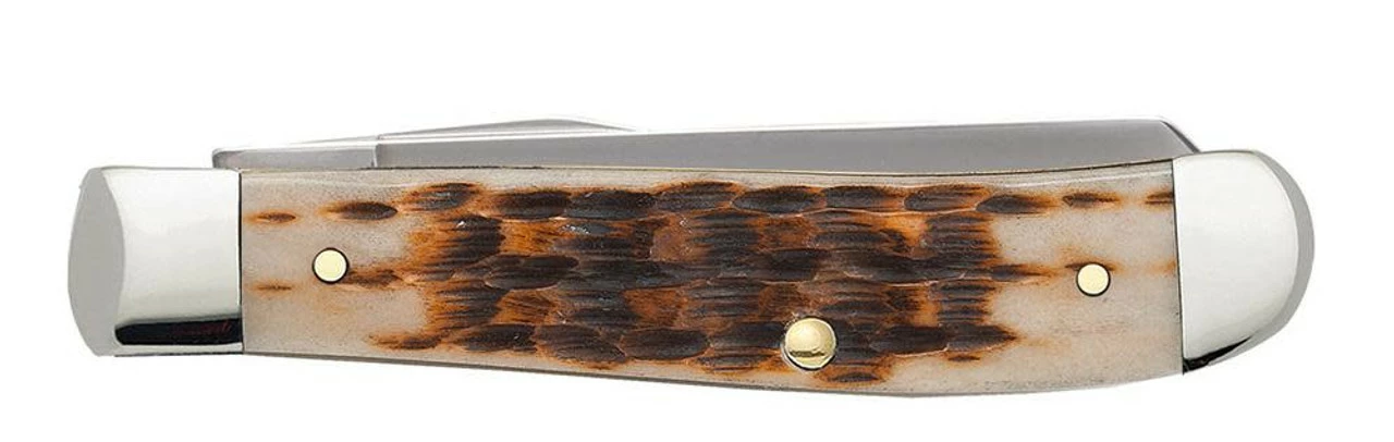 Case Knives 00013 Mini Trapper Peach Seed Jig Amber Bone Mini Trapper 5 Case Knives 00013 Mini Trapper Peach Seed Jig Amber Bone Mini Trapper - Image 3