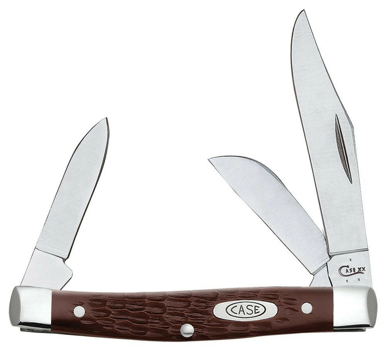 Case Knives 00106 Medium Stockman Brown Synthetic Medium Stockman 3 Case Knives 00106 Medium Stockman Brown Synthetic Medium Stockman