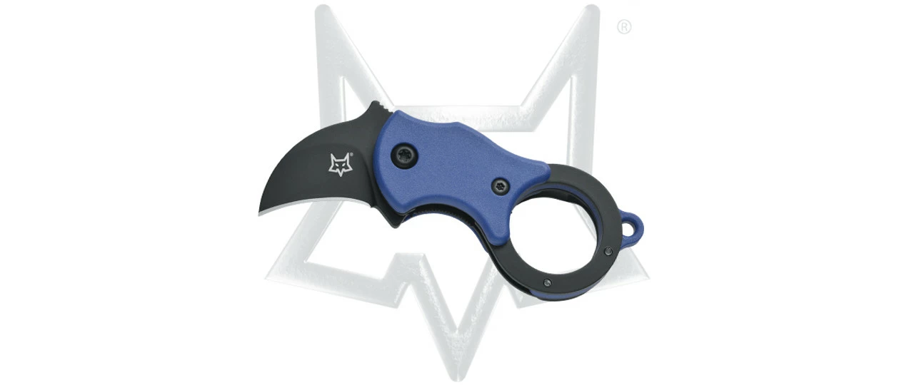 Fox FX-535BLB Mini-Ka Folding Karambit - 01FX329 3 Fox FX-535BLB Mini-Ka Folding Karambit - 01FX329
