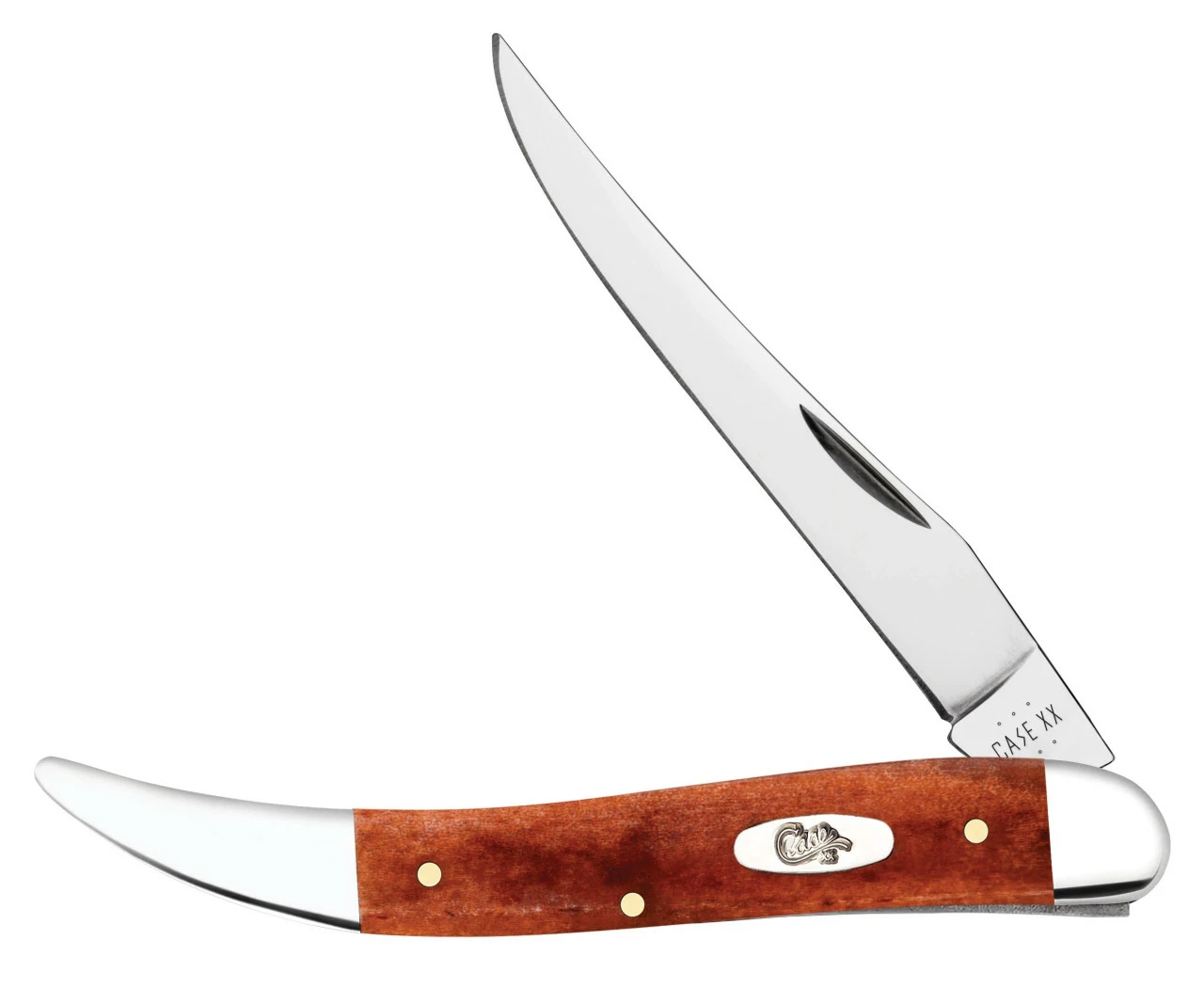Case Smooth Chestnut Bone Medium Texas Toothpick Knife 4.25" Closed (610094 SS) - 28910 3 Case Smooth Chestnut Bone Medium Texas Toothpick Knife 4.25" Closed (610094 SS) - 28910
